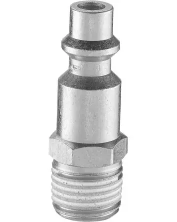 Produktfoto 1 von PREVOST Stecker für pneumatische Schnellkupplung, Behandelter Stahl 3/8 in Stecker, BSP