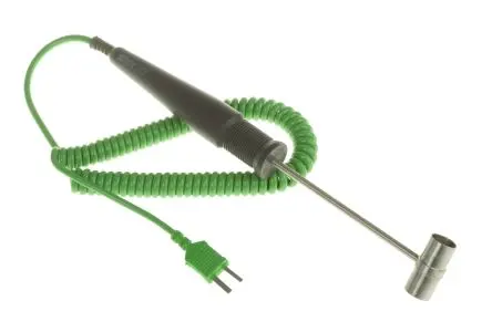 Produktfoto 1 von RS PRO Temperatursensor, K x 110 mm Thermoelement Typ K, Ø 30 mm, max.Temp 750 °C, DKD/DAkkS-kalibriert