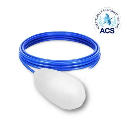 Produktfoto 1 von ATMI Schwimmerschalter Kabel 125 V dc, 1-poliger Umschalter, -40 °C 250 V ac → 85 °C, mit 5 m Leitung