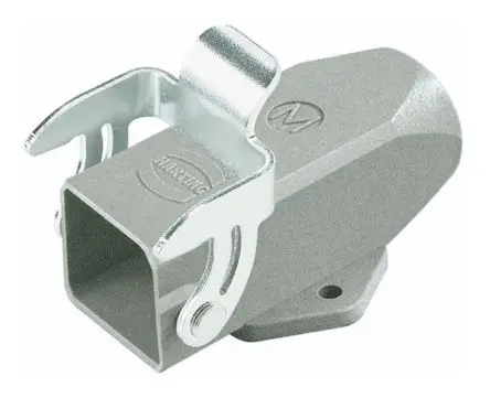 Produktfoto 1 von HARTING Han A Gehäuse für robusten Stromversorgungsstecker 1 Hebel 2, Oberfläche 3A Han3A, m20 unten geschlossen, IP67,
