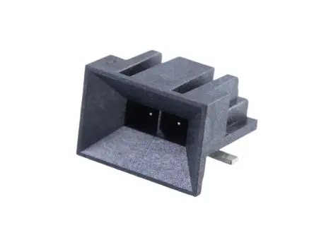 Molex 46622 Stiftsockel gewinkelt, 2-polig / 1-reihig, Raster 3 mm Raster Oberfläche, Kabel-Platine, Ummantelt