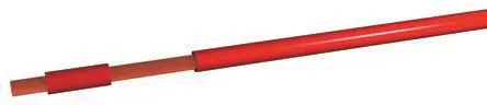 Produktfoto 1 von RS PRO H07V-K Schaltdraht 0.75 mm², 18 AWG 100 m Rot Ø 2.7 mm Polyvinylchlorid