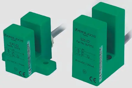Produktfoto 1 von Pepperl + Fuchs Induktiver Näherungssensor, Schlitz PnP / 200mA 20.5 mm, IP67 250 V ac 30 V dc