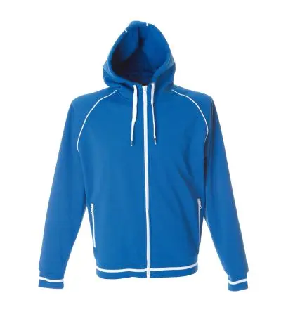 Produktfoto 1 von JRC 988604 Herren Sweatshirts & Fleecejacken, 20 % Baumwolle, 80 % Polyester Königsblau Langer Reißverschluss, Größe L