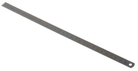 MikronTec Edelstahl Lineal für Flachebenen Metrisch Flexibel 30 mm x 13mm, ISO-kalibriert