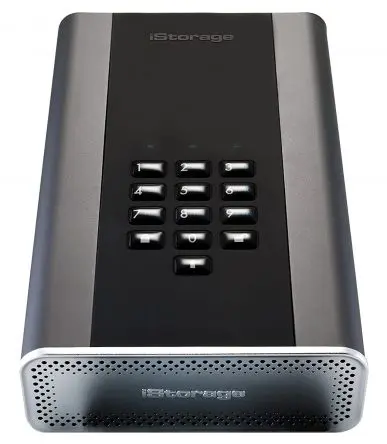 Produktfoto 1 von iStorage DiskAshur DT2 8 TB Außen- Externe Festplatte, HDD, Ja, AES-256