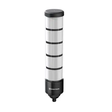 Produktfoto 1 von Werma RST-56 LED Signalturm 5-stufig Linse Blau, Grün, Rot, Weiß, Gelb 24V permanent Eingebaut 289 mm