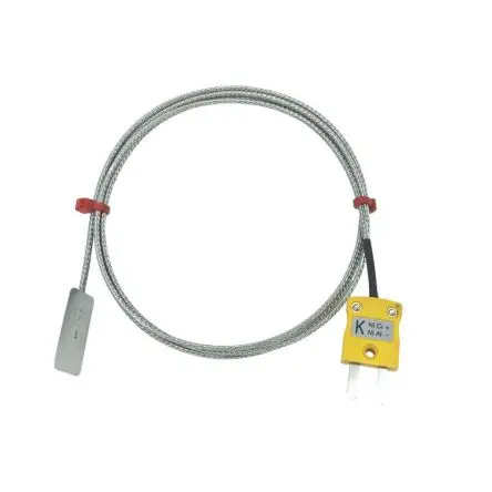 Produktfoto 1 von RS PRO Leaf Thermocouple Edelstahl Blatt-Thermoelement Typ K, Ø 13 mm x 1 m -50 °C → 350 °C