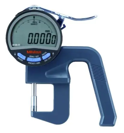 Produktfoto 1 von Mitutoyo 547 Materialdickenlehre mit LCD Anzeige, 0 mm → 10 mm ±20 μm / 0.001 mm