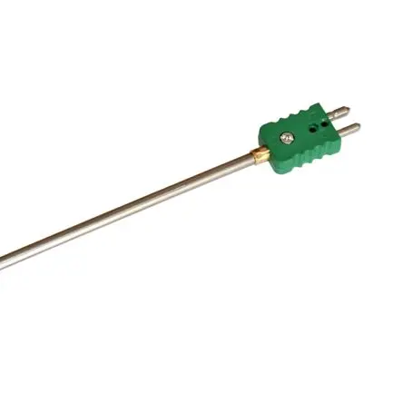 Produktfoto 1 von Electrotherm 282 Superlegierung auf Nickel-Chrom-Basis Thermoelement Typ K, Ø 6 mm x 1000 mm 0 °C → 1000 °C