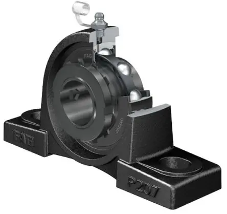 Produktfoto 1 von FAG Stehlagergehäuse aus Gusseisen x 241 mm, Innen-Ø 55 mm
