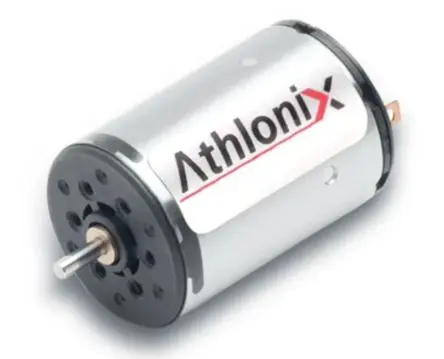 Produktfoto 1 von Portescap Bürstenmotor bis 0,00608 Nm, 21 V dc / 4,2 W, , Wellen-Ø 2mm