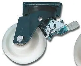 LAG Gebremst, schwenkbar Rolle, Rad ø 200 mm, 1000 kg, Ges H. 251 mm, Rad B. 50 mm