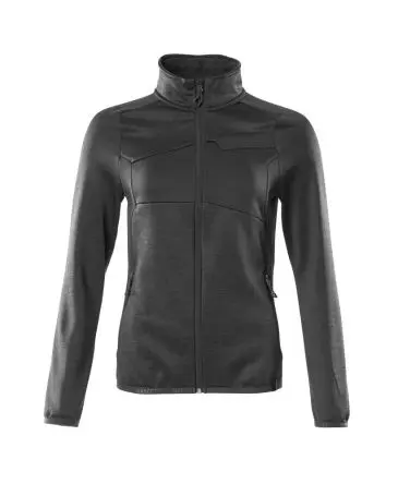 Mascot Workwear 18153-316 Unisex Jumper, 6 % Elastan, 94 % Polyester Schwarz Reißverschluss, Größe XL