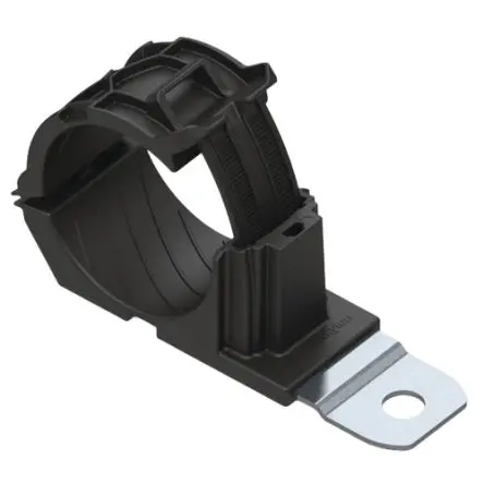 Produktfoto 1 von HellermannTyton RCD180SM10 Kabelklemme Schraubbefestigung, Kabel-Ø 51 mm Polyamid Schwarz 34.9mm x 181.5 mm