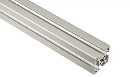 Produktfoto 1 von FlexLink Silber XF Aluminium Strebenprofil 30 x 30 mm, 4-fach Nut 7.2 mm, Länge 1000 mm XF