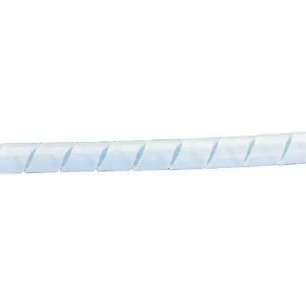 Produktfoto 1 von RS PRO Spiral-Kabelumwicklung / 12 mm Polyethylen Natur, für Kabel-Ø 9 mm bis 32 mm, Länge 30.5 m