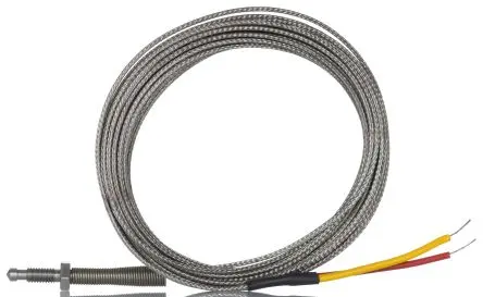 Produktfoto 1 von RS PRO Nozzle Thermocouple Edelstahl Düsen-Thermoelement Typ K, Ø 6 mm x 2 m 60 °C → 350 °C