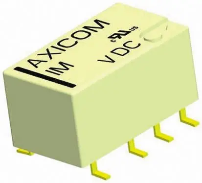 Produktfoto 1 von TE Connectivity Axicom Signalrelais Oberfläche, 5V dc Spule, 2-poliger Umschalter, max. 2A, 250V ac / 220V dc, SMD
