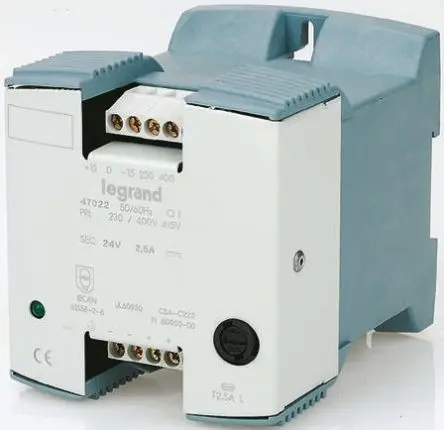 Produktfoto 1 von Legrand DIN-Schienen Netzteil Linear 400V ac AC / 10 A 24V dc DC 240 W