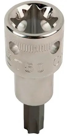 Produktfoto 1 von Bahco 6.35 mm T20 Schraubbit, Vierkant Chrom Vanadium Stahl, 1-teilig, 36 mm