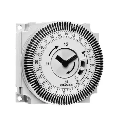 Produktfoto 1 von Grässlin Analog Zeitschaltuhr 230V ac, Stunden, 1-Kanal