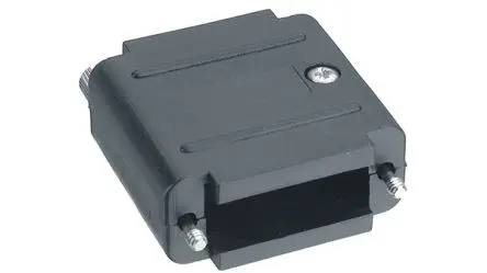 Produktfoto 1 von Encitech Connectors D-Sub-Gehäuse, D: D-SUB, Schwarz, Größe DB, aus Kunststoff