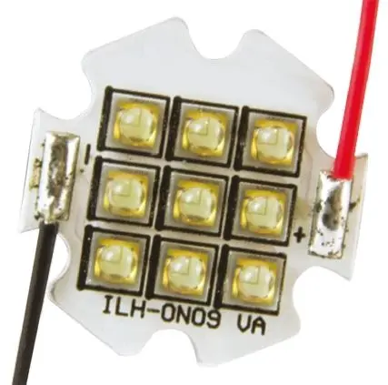Produktfoto 1 von Intelligent LED Solutions LED-Array OSLON 150 9+ PowerStar Blau, 9-LEDs, Ø 20 mm Außen-ø 252 lm-Typ