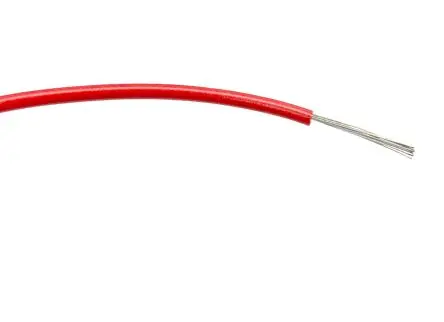 Produktfoto 1 von RS PRO Schaltdraht, 18 AWG 100 m Rot Ø 2.45 mm 24 Litzen Polyvinylchlorid
