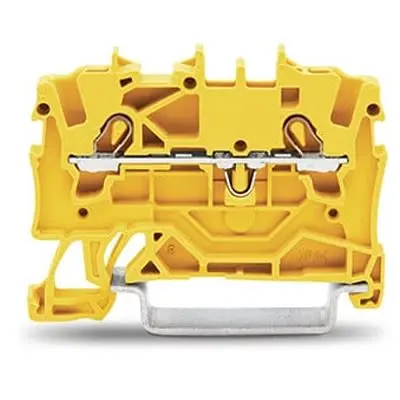 Produktfoto 1 von WAGO TOPJOB S Anschlussklemmenblock DIN-Schiene 1 Gelb, 1.5mm², 600V Zugfederklemme ATEX, EAC Ex, IECEx