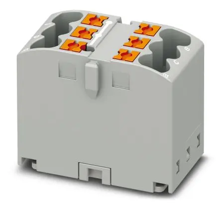 Produktfoto 1 von Phoenix Contact PTFIX Verteilerblock 24A Grau 6-polig
