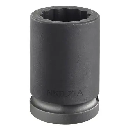 Produktfoto 1 von Facom 3/4 in, 32 mm Standard-Steckschlüssel Schlag-Steckschlüssel lang Chrom-Molybdän-Stahl, 50mm