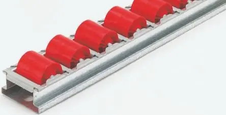 Produktfoto 1 von Interroll Rollenschiene, 35 mm x 1000 mm, Rollen-Ø 25 mm x 26 mm