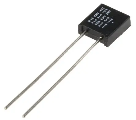 Produktfoto 1 von VPG Foil Resistors Z201 Metallfolie Widerstand, Radial 1 kΩ 0.01 % / 0.6 W