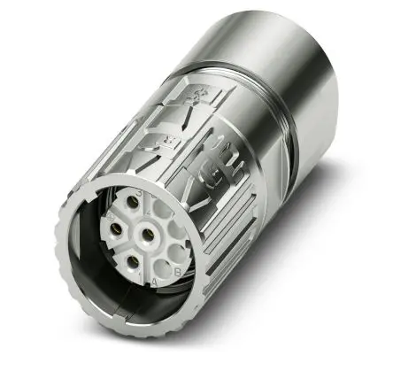 Produktfoto 1 von Phoenix Contact M23 PRO 2 mm M23 Rundsteckverbinder Buchse 8-polig Buchse 30A Kabel IP66, IP68, IP69K