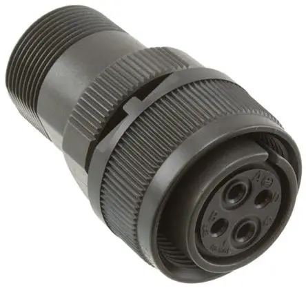 Produktfoto 1 von JAE JL04V 18 29.5 mm Rundsteckverbinder Stecker 4-polig Buchse 23A Kabel IP67