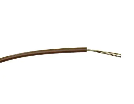 Produktfoto 1 von RS PRO Schaltdraht 500 m Braun Ø 1.2 mm 7 Litzen Polyvinylchlorid