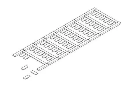 Produktfoto 1 von Festo Beschriftungsetikett 565306 Feldbusmodule CTEU Serie ASLR
