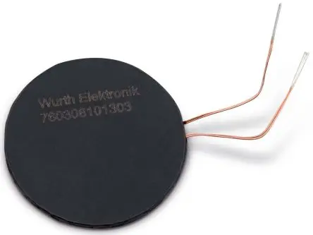 Produktfoto 1 von Wurth Elektronik WE-WPCC Drahtlose Ladespule 47 μH Empfänger 500 mΩ 1.5 A Ø 26.3 mm