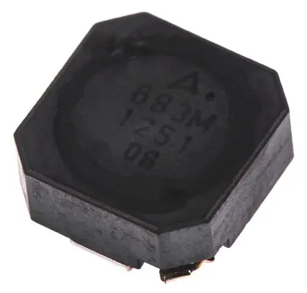 Produktfoto 1 von TDK B82462-G4 Drosselspule mit Abschirmung, 68 μH 1.3 A AEC-Q200 mit Ferrit-Kern ±20 % Drahtgewickelt 10.4 mm, 8