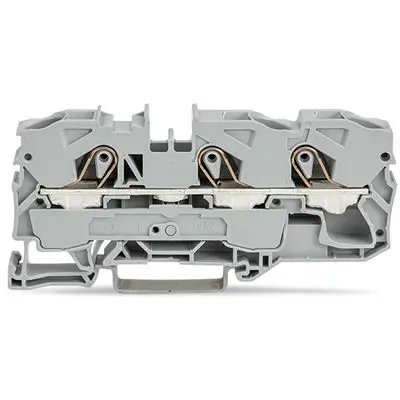Produktfoto 1 von WAGO TOPJOB S Anschlussklemmenblock DIN-Schiene 1 Schwarz, 10mm², 600V Einsteck-Anschluss IECEx/ATEX/CSA