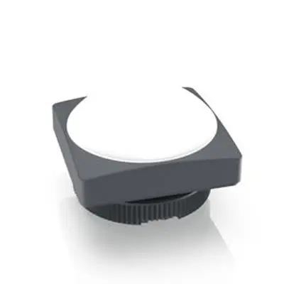 Produktfoto 1 von RAFI Lampenlinse, Weiß, Vierkant, L.=22.3 mm