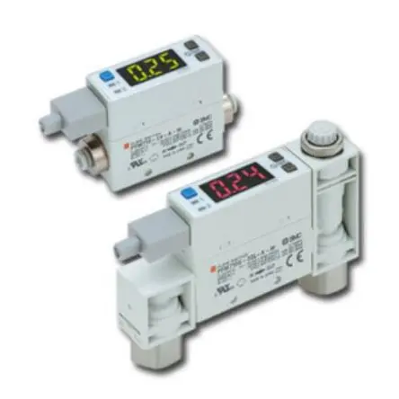 Produktfoto 1 von SMC PFM7 Luft Durchflussschalter 0.2l/min → 10l/min Typ Integrierte Anzeige