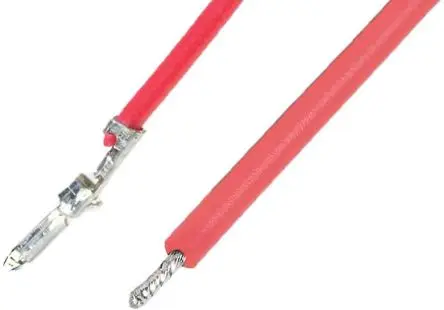 Produktfoto 1 von Molex PicoBlade 79758 Crimpdraht Nicht abgeschlossen, Rot, 150 mm