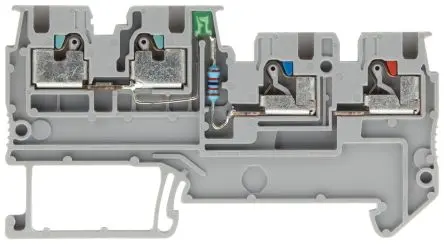 Produktfoto 1 von Siemens 8WH Anschlussklemmenblock DIN-Schiene 3 Grau, 1.5mm², 250V Schraubbefestigung