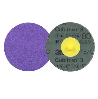Produktfoto 1 von 3M Cubitron 3 Präzisionskorn Schleifscheibe Ø 76.2 mm, Korngröße 80+ 50