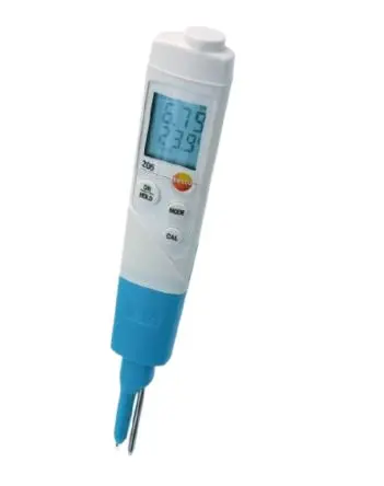 Produktfoto 1 von Testo 206-pH2 Starter Set pH Messgerät, ±0.02 pH max., 0.01 pH, 14 pH max., 60 °C max