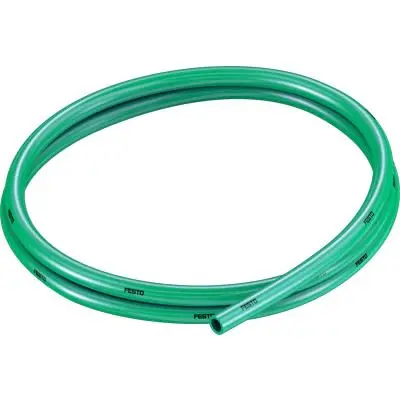 Festo Flexibler Schlauch, Ø 5.7 mm 8 mm Außen-ø Grün Thermoplastisches Elastomer 1 Mpa