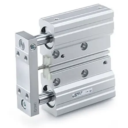Produktfoto 1 von SMC JMGP Pneumatik-Kompaktzylinder 100 mm Doppeltwirkend, Bohrung Ø 20 mm, bis 0.7 Mpa