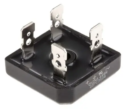 Produktfoto 1 von Vishay Brückengleichrichter 400 V 400 A Schraubanschlussklemme 1.1 V GBPC Einfach 4-Pin 5 μA